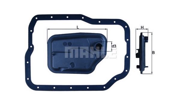 Фильтр акпп MAHLE/KNECHT HX149D