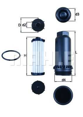 Гидрофильтр автоматической коробки передач MAHLE/KNECHT HX151KIT