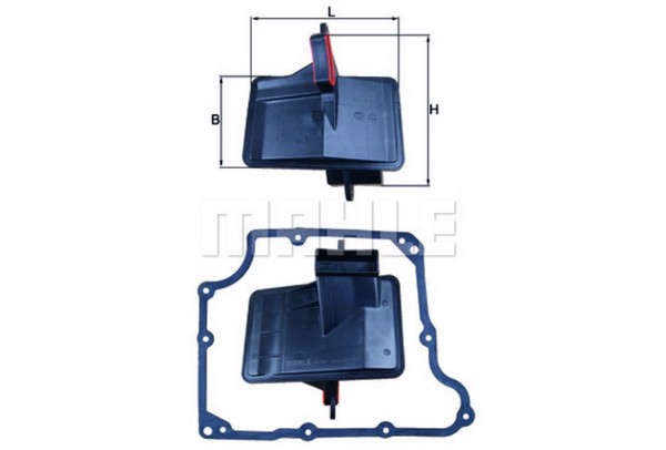 Фильтр акпп MAHLE/KNECHT HX166D