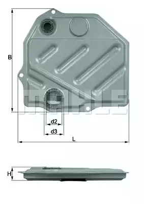 Фильтр акпп MAHLE/KNECHT HX46