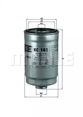 Топливный фильтр MAHLE/KNECHT KC101