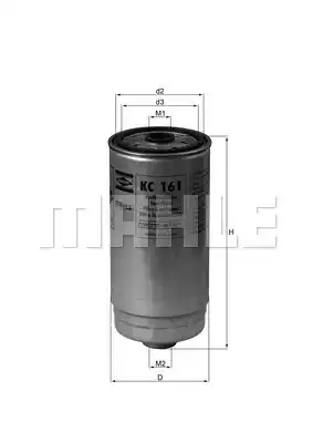 Топливный фильтр MAHLE/KNECHT KC161