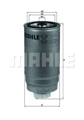 Топливный фильтр MAHLE/KNECHT KC182