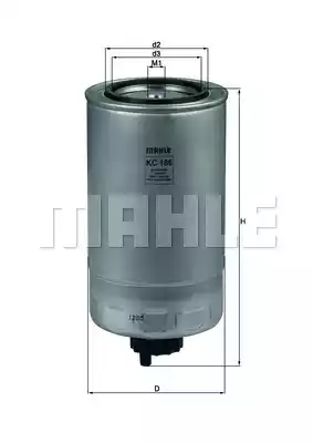 Топливный фильтр MAHLE/KNECHT KC186