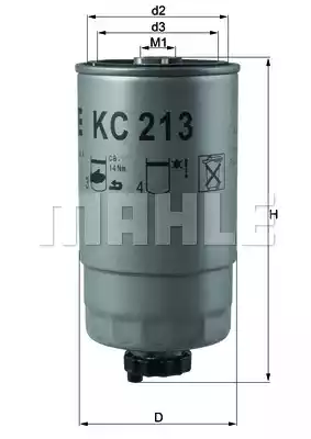 Топливный фильтр MAHLE/KNECHT KC213