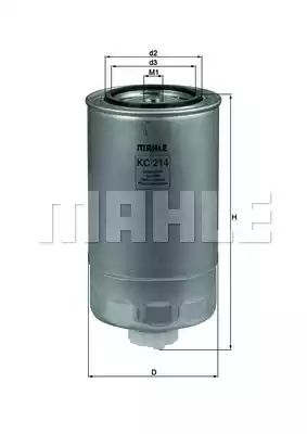 Фильтр топливный MAHLE/KNECHT KC214