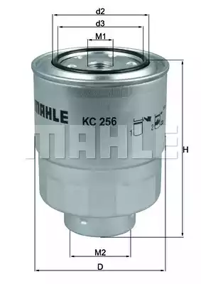 Топливный фильтр MAHLE/KNECHT KC256D