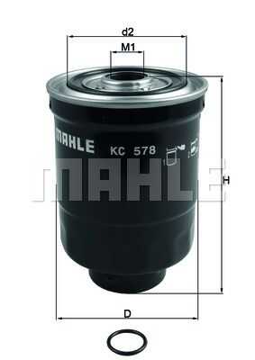 Фильтр топливный MAHLE/KNECHT KC578D