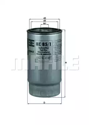 Топливный фильтр MAHLE/KNECHT KC85/1