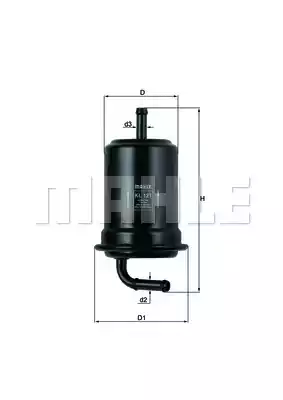 Топливный фильтр MAHLE/KNECHT KL121