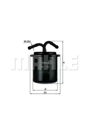 Фильтр топливный MAHLE/KNECHT KL134