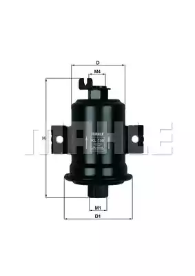 Топливный фильтр MAHLE/KNECHT KL140
