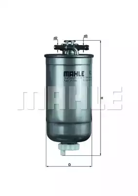 Топливный фильтр MAHLE/KNECHT KL147/1D