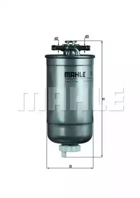 Топливный фильтр MAHLE/KNECHT KL147D