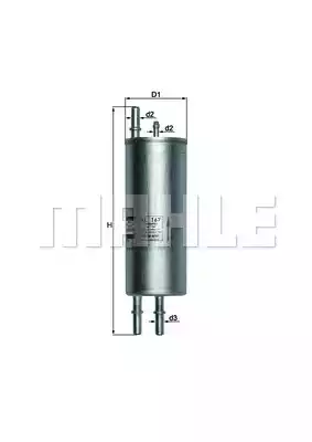 Топливный фильтр MAHLE/KNECHT KL167