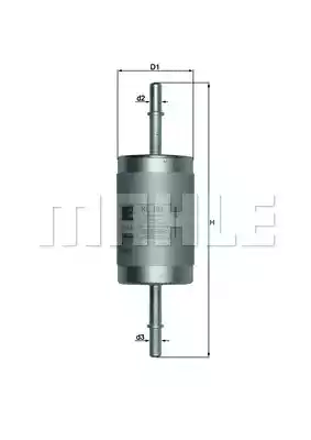 Топливный фильтр MAHLE/KNECHT KL181