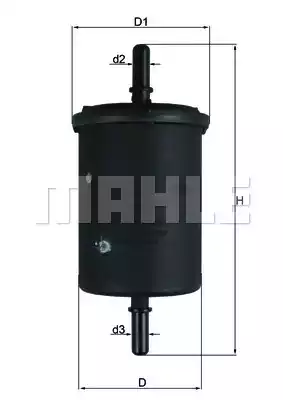 Топливный фильтр MAHLE/KNECHT KL248
