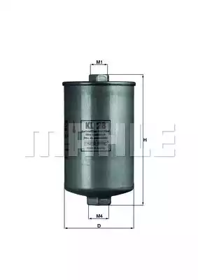 Топливный фильтр MAHLE/KNECHT KL28