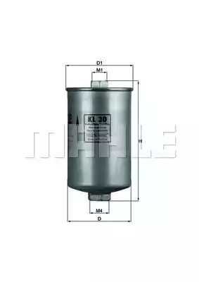 Топливный фильтр MAHLE/KNECHT KL30