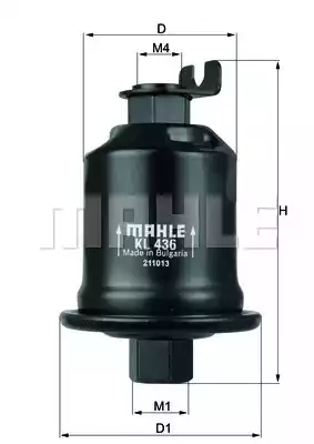 Топливный фильтр MAHLE/KNECHT KL436