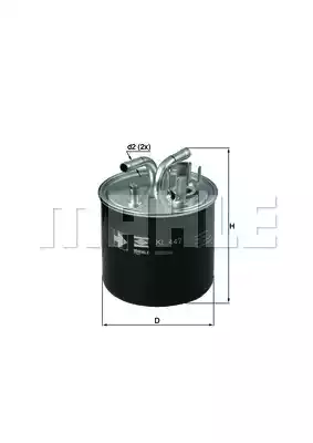 Фильтр топливный погружной MAHLE/KNECHT KL447