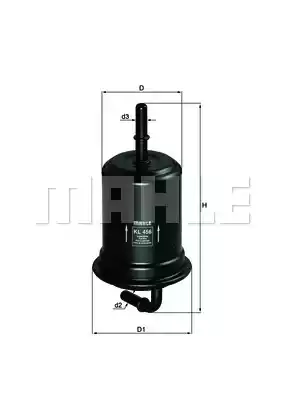 Топливный фильтр MAHLE/KNECHT KL456
