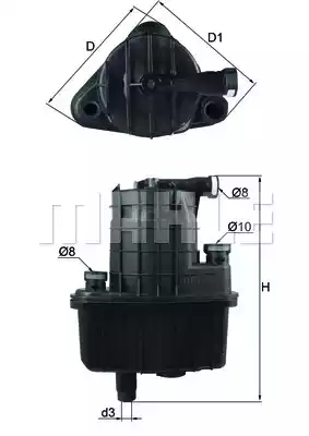 Топливный фильтр MAHLE/KNECHT KL469