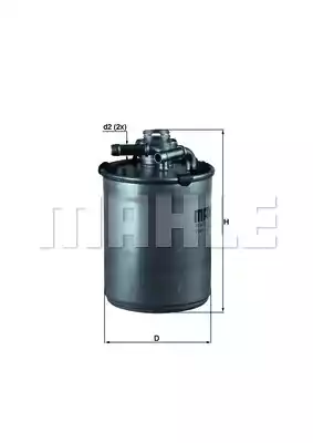 Топливный фильтр MAHLE/KNECHT KL497D