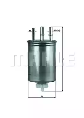 Топливный фильтр MAHLE/KNECHT KL505