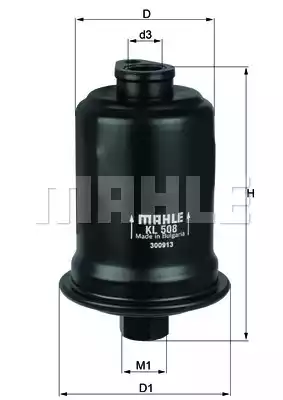 Топливный фильтр MAHLE/KNECHT KL508