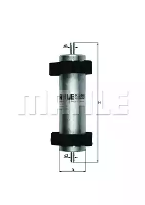 Топливный фильтр MAHLE/KNECHT KL660