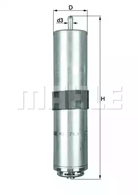 Топливный фильтр MAHLE/KNECHT KL763D