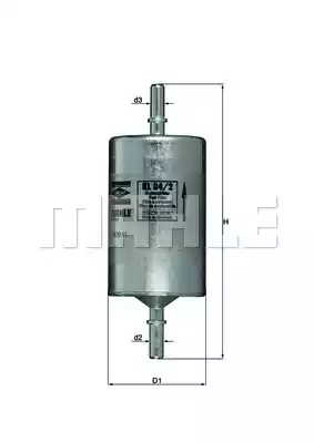 Топливный фильтр MAHLE/KNECHT KL84/2