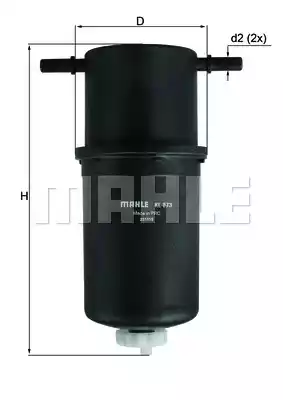 Топливный фильтр MAHLE/KNECHT KL873