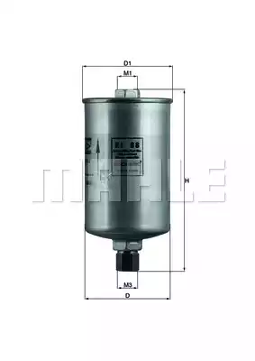 Фильтр топливный MAHLE/KNECHT KL88