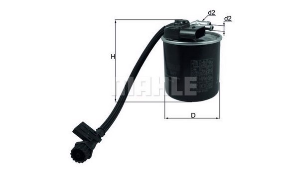 Топливный фильтр MAHLE/KNECHT KL947