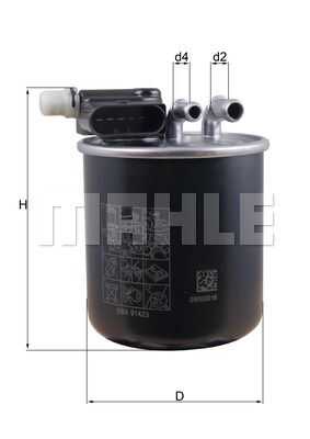 Топливный фильтр MAHLE/KNECHT KL948