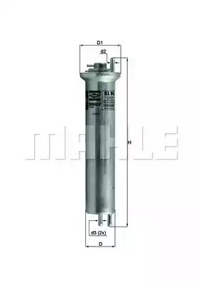 Топливный фильтр MAHLE/KNECHT KL96
