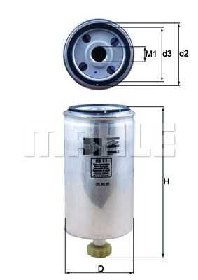 Топливный фильтр MAHLE/KNECHT KS11