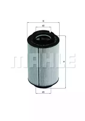 Топливный фильтр MAHLE/KNECHT KX178D