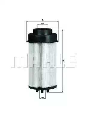 Фильтр топливный MAHLE/KNECHT KX181D