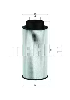 Топливный фильтр MAHLE/KNECHT KX182/1D