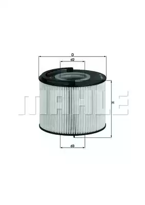 Топливный фильтр MAHLE/KNECHT KX192D