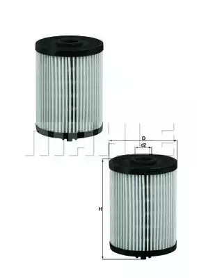Топливный фильтр MAHLE/KNECHT KX200D/S