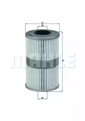 Топливный фильтр MAHLE/KNECHT KX204D