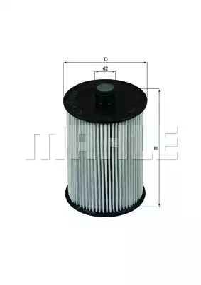 Топливный фильтр MAHLE/KNECHT KX217D