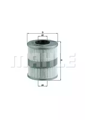 Топливный фильтр MAHLE/KNECHT KX218D