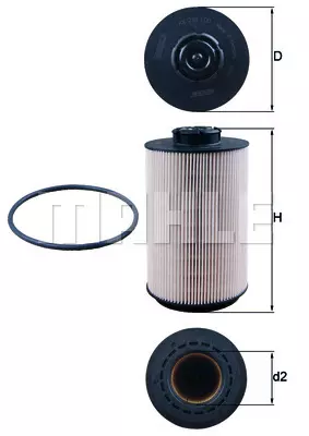 Фильтр топливный MAHLE/KNECHT KX230D