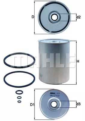 Топливный фильтр MAHLE/KNECHT KX24D