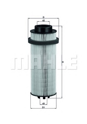 Фильтр топливный MAHLE/KNECHT KX261D
